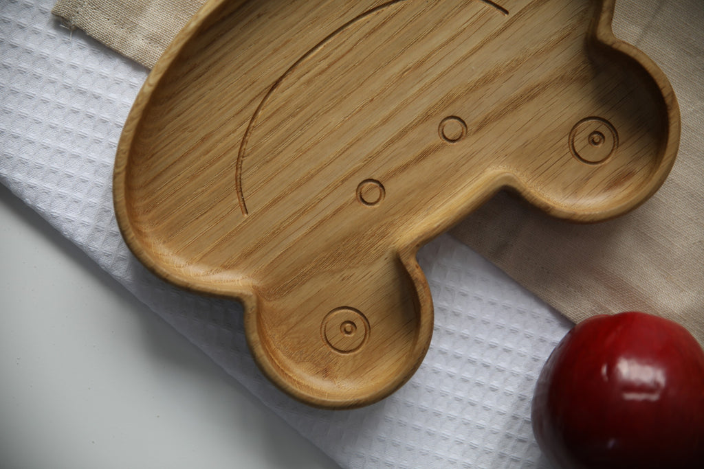 Wooden Plate For Kids - Frog