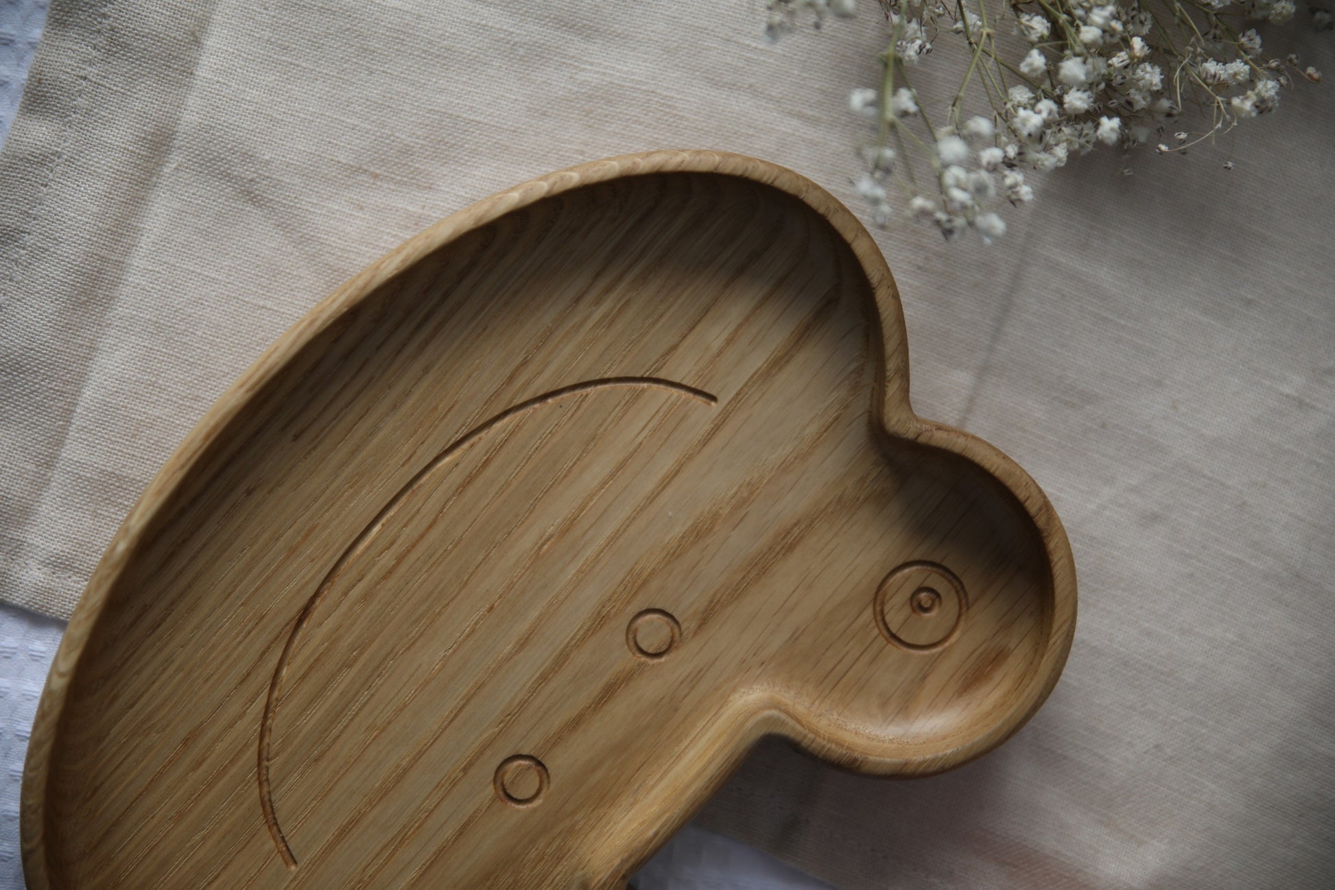Wooden Plate For Kids - Frog