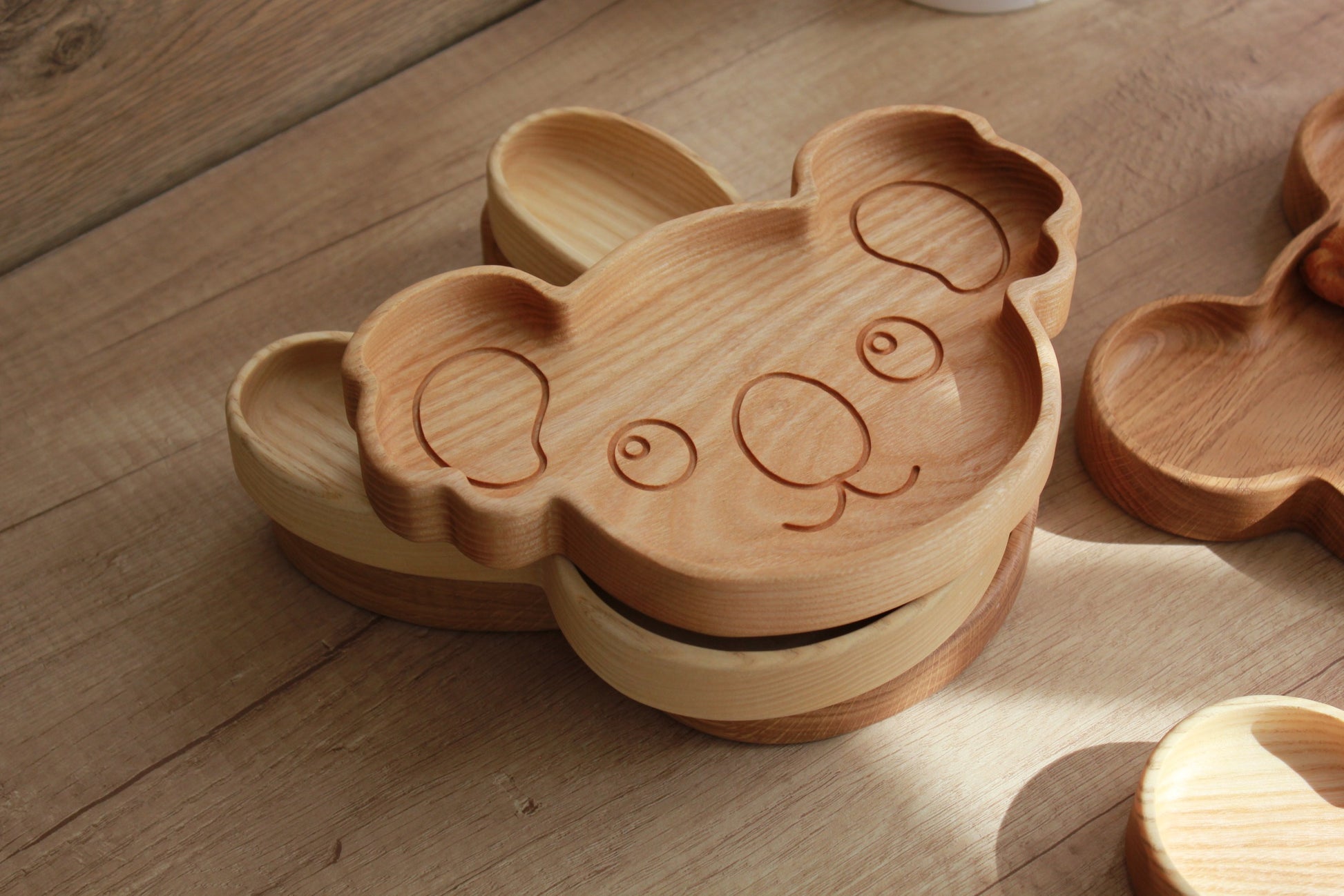 Wooden Plate For Kids - Koala