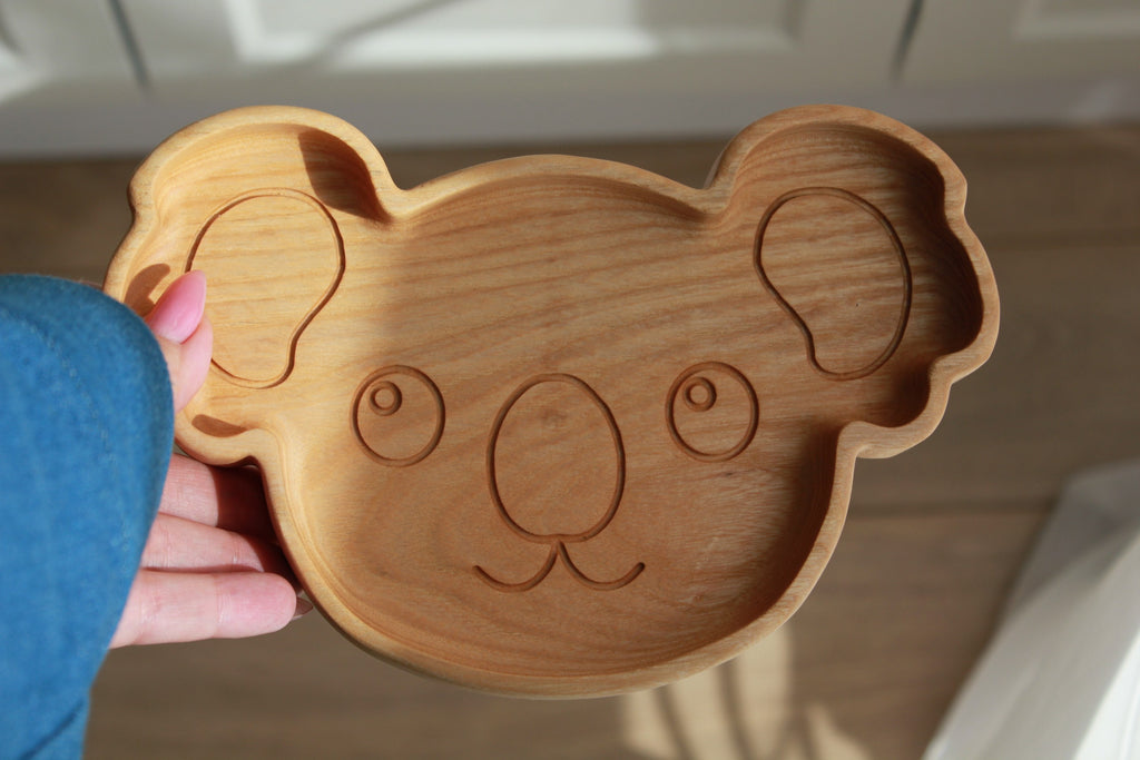 Wooden Plate For Kids - Koala