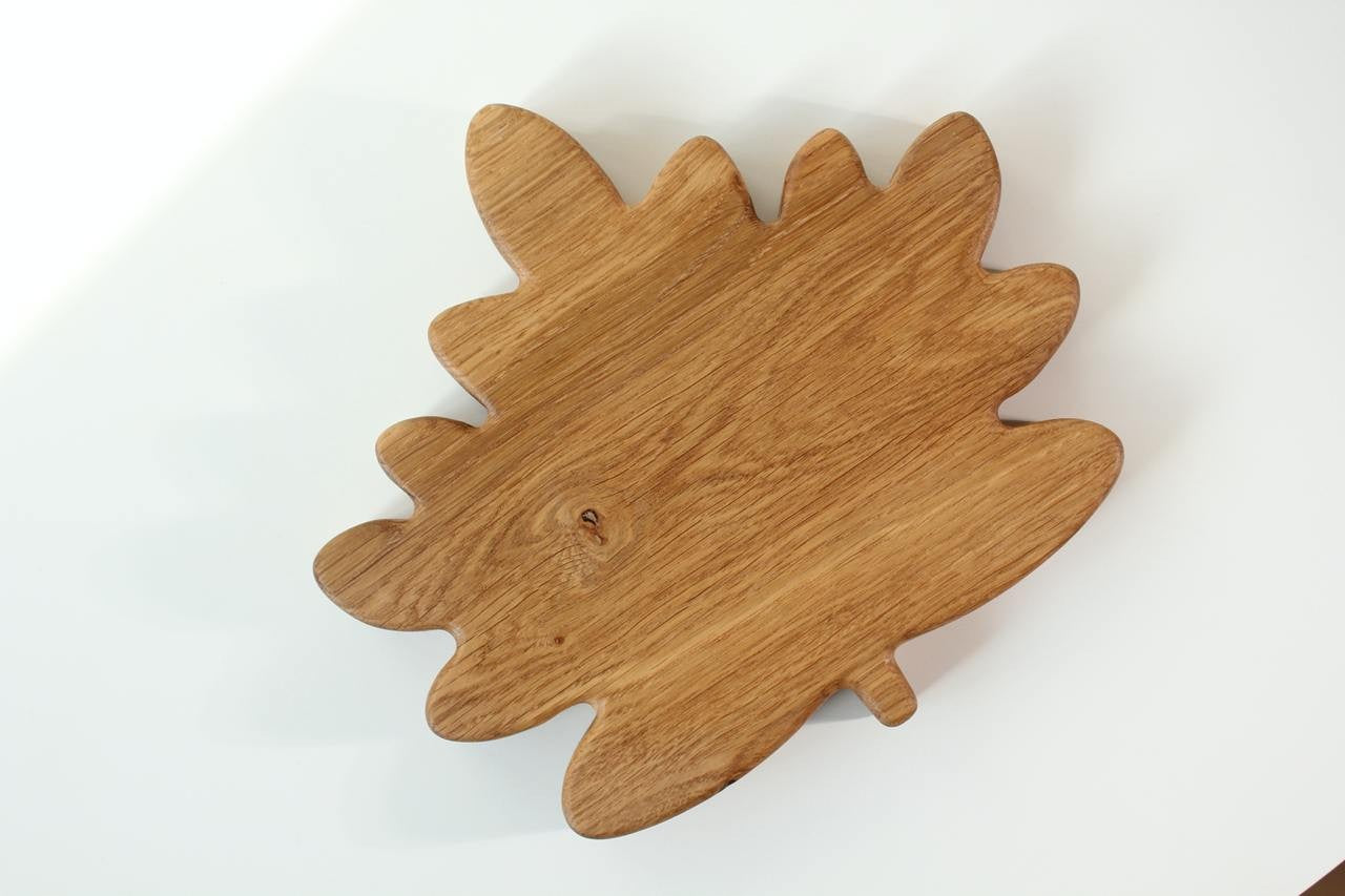 Wooden Plate For Kids - Maple Leaf