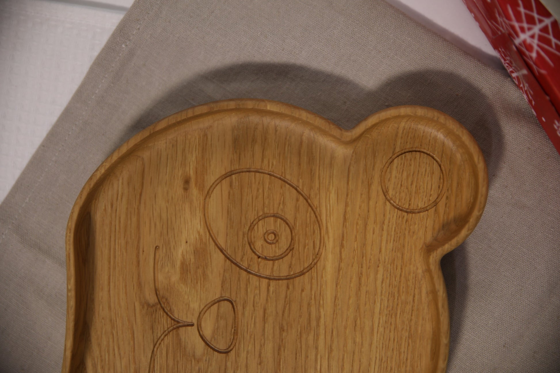 Wooden Plate For Kids - Panda
