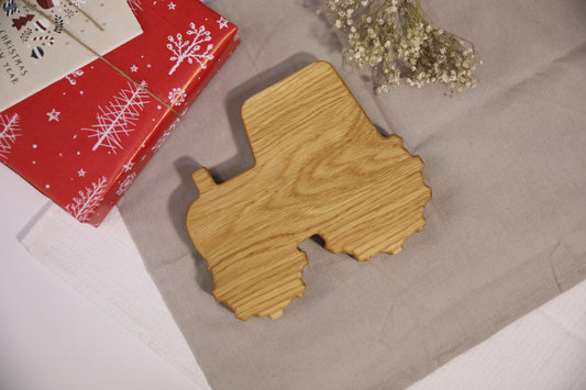 Wooden Plate For Kids - Tractor