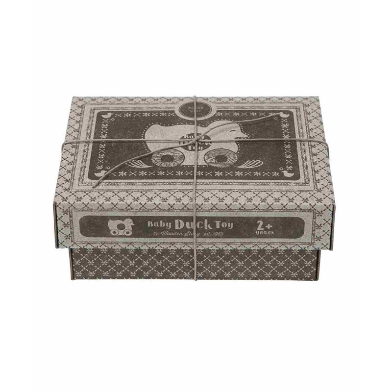 Wooden Toy on Wheels - Duck